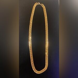 26 inch Cuban Link Necklace 14 kt Gold Filled